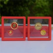 Custom Metal Medal Badge Chairman Mao Memorial Lapel Pin Transparent Red Box Gift Collectible Red Tooth-shaped Lapel Pin - Image 4