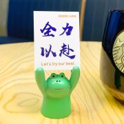 创意卡通举牌动物励志桌面摆件卡通可爱家居装饰品赠送小礼品批发 - Image 3