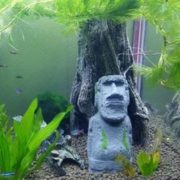 Customizable Decorative Resin Ornaments Aquatic Aquarium Accessories Roman Statue Replica Easter Island Idol Landscape Craft - Image 5