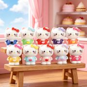 New Cute Cartoon KT Cat Resin Craft Decorative Ornaments Creative Trendy Desktop Spinny Figurines Customizable Artistic Decor