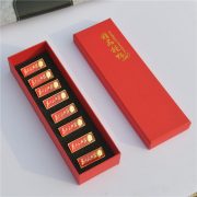 Custom Metal Medal Badge Chairman Mao Zedong Portrait 8pcs Long Thin Strips Service For The People Red Chest Badge Commemorative Coin With Box - Image 3