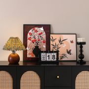Retro Customizable Decorative Bifold Lampshade for Dormitory Study Bedroom Nightstand Warm Romantic Atmosphere Light Ornament - Image 3