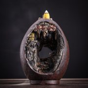 Shangshan Ruifushui New Chinese Style Resin Incense burner Customizable Decorative Ornament for Office Decoration - Image 4