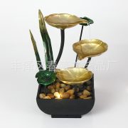 Home Decor Office TV Shopping Iron Art Flowing Water Fountain Ornament Cross-Border Feng Shui Decoration Item - Image 3