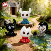 Customizable Creative Cartoon Hollow Knight Green Hornet Knight American Retro Game Figurine Desktop Decorative Ornaments - Image 4