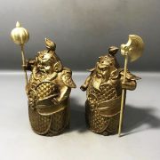 Antique Style Door God Station Figure Home Decorative Ornament Customizable Humor Guard General Home Entrance Decoration - Image 2