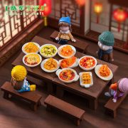 Creative Miniature Resin Decorative Ornament Customizable DIY Miniature Chinese Cuisine Steamed Pork Simulation Food Toy - Image 2