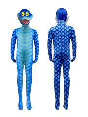 Madagascar Gary Snake Adult Stage Performance Costume Tight Suit Children's Performance Clothing Halloween Animal City Dress - Image 2