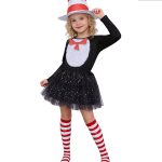 Cat in the Hat Adult Stage Performance Costume Halloween Children Show Outfit Theatrical Production Dress-Up Clothes