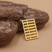 Mini Alloy Golden Bar Rice Gold Coin Copper Coin Abacus Imitation Gold Crafts Display Item Wholesale Custom Metal Medal Badge - Image 4