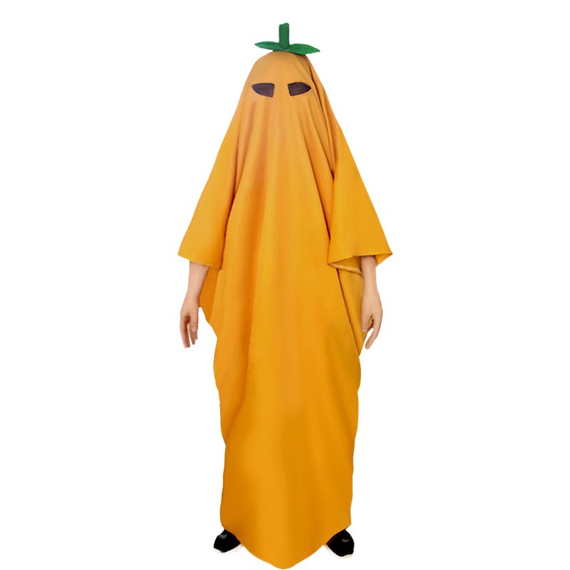 O1CN01icLkMK1Bs2xF0bmQQ_0-0-cib.jpg Children's Halloween Costume Pumpkin Robe Cosplay Ghost Role-playing Cos Clothes European And American Fantasy Stage Performance - Image 1