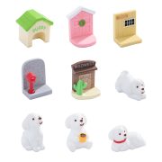 Customizable Decorative Ornaments Miniature Garden Scene Dog Figurine DIY Desktop Creative Resin Craft Accessories - Image 5