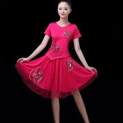 Adult Stage Performance Costume New Style Women's Spring Square Dance Outfit Adult Performance Clothes Middle-Aged And Elderly Dancing Suit - Image 4