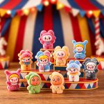 Creative Flocking Circus Clown Cute Particle Resin Desktop Office Healing Cultural Gift Small Ornament Customizable Decorative