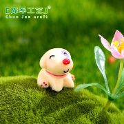微景观摆件 树脂工艺品 DIY造景饰品  盆栽装饰 3款坐小狗 - Image 4