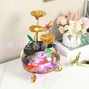 Indoor Home Decorations Flowing Water Fountain Ornament Iron Art Live Broadcast Wealth Attracting Desktop Decoration Piece - Image 3