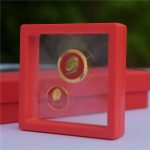 Custom Metal Medal Badge Chairman Mao Memorial Lapel Pin Transparent Red Box Gift Collectible Red Tooth-shaped Lapel Pin