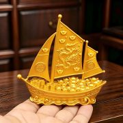 厂家直销一帆风顺酒柜玄关书架桌面福龙帆船家居客厅公室店铺开业 - Image 4