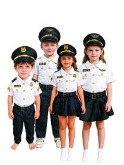 Children's Halloween Police Pilot New Style Female Performance Costume Professional Role-playing Cross-border Adult Stage