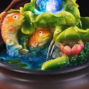Good Luck Carp Spitting Pearls Garden Ornament Creative Flowing Water Fountain Gift Ideal For Opening Business Essential - Image 2