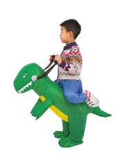 Inflatable Dinosaur Suit for Children Adults Halloween Costume Cartoon Performance Outfit Dinosaur Rider for Stage Show - Image 6