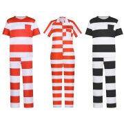 Adult Stage Performance Costume Penguin Man Cosplay Suit Workwear Overalls Festival Party Role-playing Prisoner Outfit