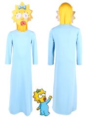 Simpsons Cartoon Cosplay Costume Adult Stage Performance Wear Family Matching Outfit One Size Fits Most - Image 5