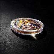 Queen of Heaven Commemorative Coin Custom Metal Medal Badge Maria Blessing 2D Color Printed Craftwork Souvenir Collection - Image 4