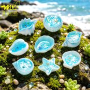 跨境新品创意海洋贝壳水族馆苔藓造景 diy装饰品微景观桌面小摆件