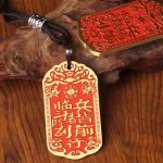 Custom Metal Pendant Necklace Lucky Charm Personalized Engraving Safe Wealth Decoration Accessory For Daily Wear