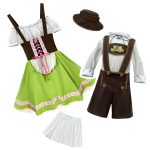 Halloween Children's German Beer Outfit Six-One Children's Performance Costume Men's Cultural Art Performance Traditional Clothing