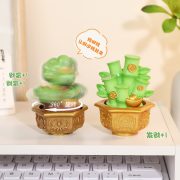 Fubun Rotating Bonsai Resin Craft Customizable Decorative Ornaments Creative Home Desktop Decorations Small Sculptures - Image 3