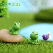 Customizable Decorative Resin Ornament Miniature Landscape Figurine Blue-Eyed Frog DIY Material Wholesale - Image 2