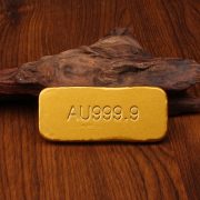 Antique Style Thick Gold Coin Simulation Gold Bar Ingot Gilded Commemorative Custom Metal Medal Badge Craftwork - Image 3