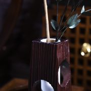 Retro Chinese Zen Style Living Room Solid Wood Dried Flower Vase Customizable Decorative Ornaments for Tea Room Table Decoration - Image 2