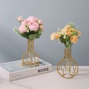 现代简约灯笼水培花瓶摆件仿真花插花瓶家用客厅餐边柜假花装饰瓶 - Image 5