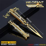 Varian Champion Purple Rush Alloy Claw Knife Model Toy Display Keychain Collectible Custom Metal Medal Badge - Image 3