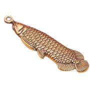 Bronze Golden Dragon Fish 3D Scale Pattern Annual Wealth Car Decoration Amulet Wholesale Custom Metal Medal Badge - Image 6