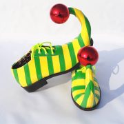 Adult Stage Performance Costume Harlequin Clown Shoe for Magic Show Performance Funny Round Head Clown Outfit for Children and Adults - Image 5