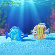 Creative Customizable Decorative Ornaments Flat Fish Figurines Multicolor Night Glow Aquarium Landscape DIY Accessories - Image 4