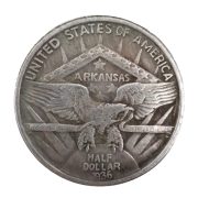 Antique Style USA 1936 Commemorative Half Dollar Coin Silver Custom Metal Medal Badge Craftwork Collectible Item - Image 5