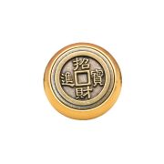 Bronze Lucky Charm Double-Sided Rotating Handheld Craftwork Metal Custom Medal Badge For Business Development And Prosperity - Image 5