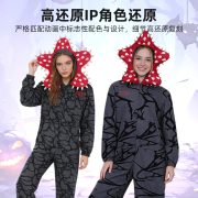 Stranger Things Eating Flowers Halloween Christmas Unisex One-Piece Hooded Sleepwear New Role Play Adult Stage Performance Costume - Image 2