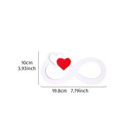 Valentine's Day Customizable Decorative Ornament Heart Shaped Home Desktop Decoration Craft Tabletop Display Love Theme - Image 3