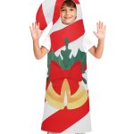Christmas Cane Sugar Cosplay Santa Claus Bell Children's Festival Cartoon Performance Clothing Adult Stage Performance Costume