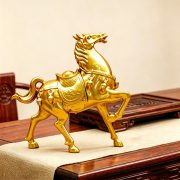 Creative Metal Horse Figurine Zodiac Decoration Wealth Attracting Office Living Room Desktop Ornament Customized Gift - Image 4