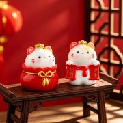 New Year's Customizable Decorative Resin Craftwork Adorable Desktop Decoration Miniature Landscape Accessories Car-Mounted Ornaments - Image 4