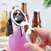 Custom Metal Gift Beer Opener Keychain Pendant Creative Portable Home Use Bottle Opener Small Gift Metal Crafts - Image 2