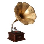 American Style Resin Vintage Record Model Home Decor Entrance Living Room Ornaments Suitable For Shops And Hotels