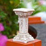 Retro European Roman Column Decorative Ornaments Customizable Photography Props Sculptures Garden Decor Resin Crafts